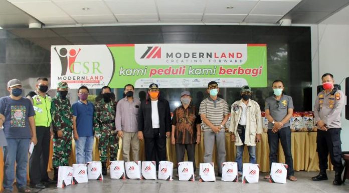 CSR Modernland COVID-19 Jakarta garden city realestat id dok