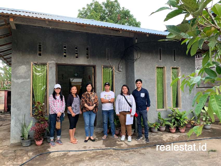 Rumah yang mendapat dana BSPS di Sulawesi Utara. (Foto: Dok. Kementerian PUPR)