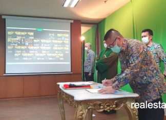 khalawi abdul hamid kementerian pupr lantik pejabat perumahan virtual online realestat id dok-2