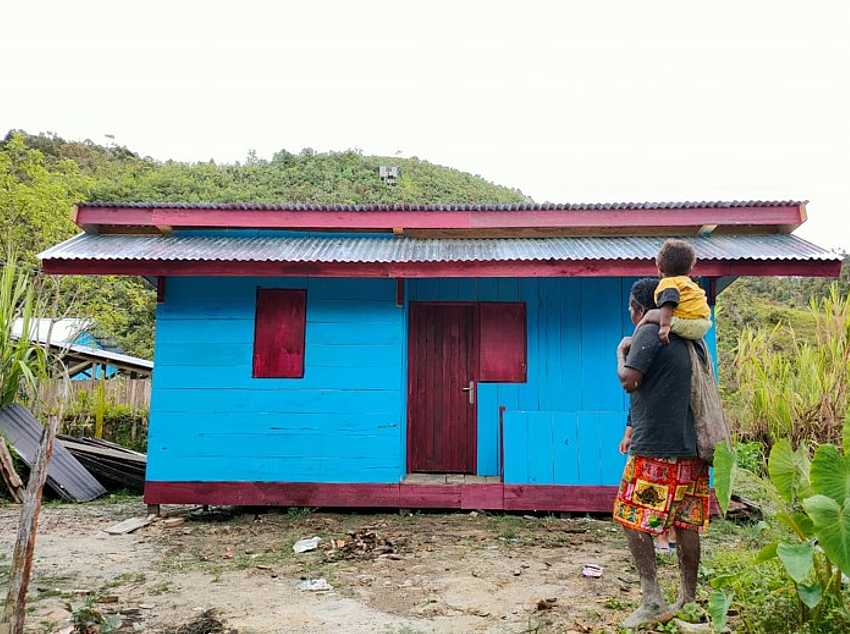 Rumah hasil Program BSPS di Papua. (Foto: DOK. Kementerian PUPR)