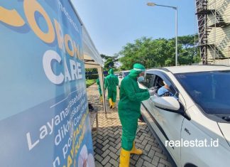 Sinar Mas Land Homecare24 Rapid Test Drive-Thru realestat id dok