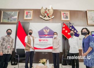 SCG donasi bilik Swab bertekanan positif untuk tenaga medis BNPB realestat id dok