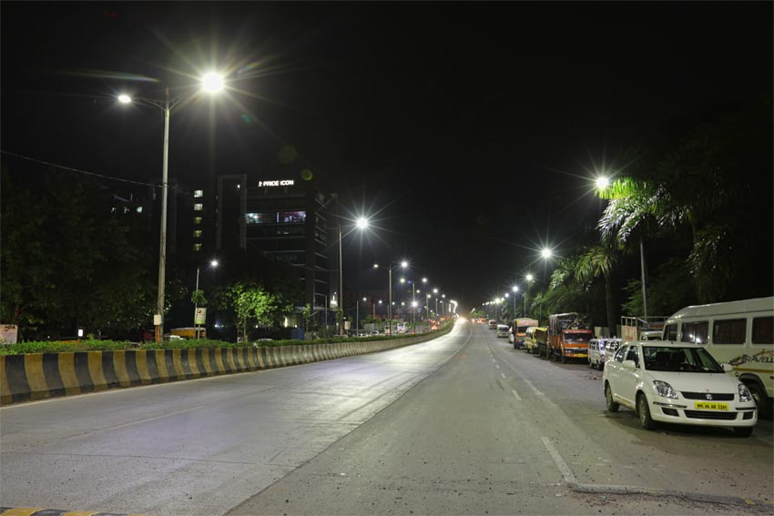 Penerapan teknologi Interact City di Kota Pune, India. (Foto: dok. Signify)