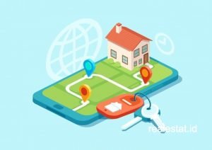 property investment membeli rumah secara online daring virtual realestat id dok