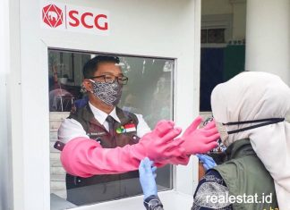 scg sumbang bilik swab bertekanan tinggi nakes jawa barat ridwan kamil realestat.id dok