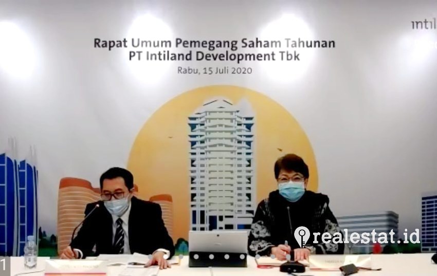 Konferensi pers Rapat Umum Pemegang Saham Tahunan PT Intiland Development, Tbk. 