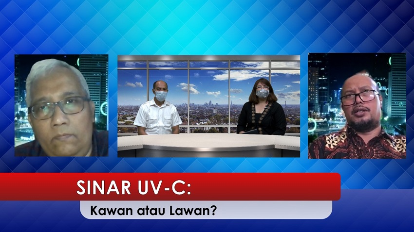 Diskusi virtual mengenai pemanfaatan lampu UV-C yang diselenggarakan oleh Signify Indonesia. (Foto: Istimewa)