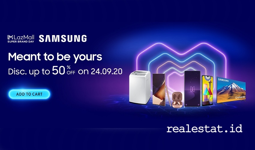 Samsung Electronics menghadirkan promosi eksklusif bagi konsumen di Asia Tenggara melalui program Super Brand Day bertema "Meant to be Yours" pada 24 September 2020 mendatang. (Gambar: Samsung Electronics Indonesia)