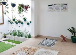 tips mendesain mushola di rumah, desain mushola minimalis