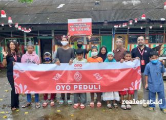 oyo indonesia peduli ulang tahun kedua realestat.id dok