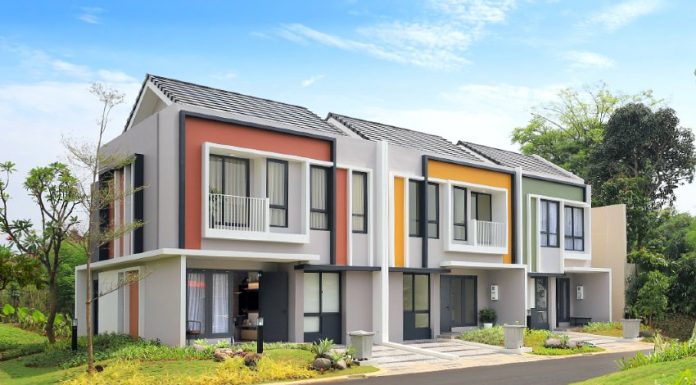 Cluster Baroni Summarecon Serpong show unit fasad realestat.id dok