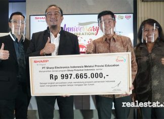 Donasi program Sharp Pintarkan Indonesia, Sharp Indonesia