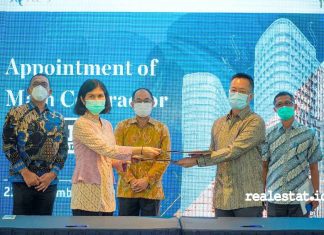 intiland tunjuk total bangun persada jadi kontraktor apartemen sq rés