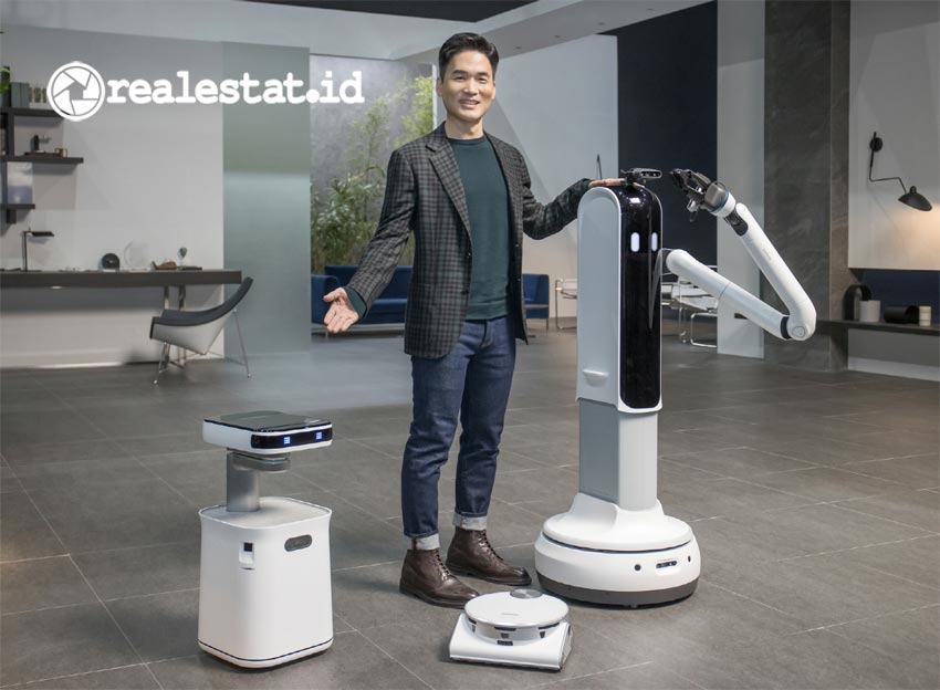 Samsung merilis
Vacuum Cleaner Robotik dan Laundry Berteknologi AI dalam ajang CES 2021. (Foto: dok. Samsung Electronics)