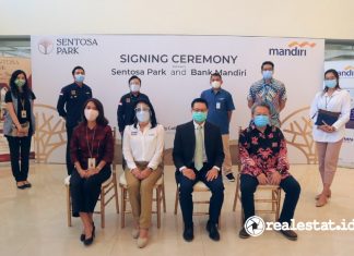Sentosa Park Bank Mandiri KPR signing ceremony realestat.id dok