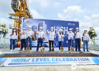 Sinar Mas Land Gelar Topping Off Tower Azure di Klaska Residence Surabaya