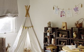 Teepee Tent, tenda kecil, dekorasi kamar anak