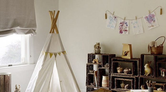 Teepee Tent, tenda kecil, dekorasi kamar anak