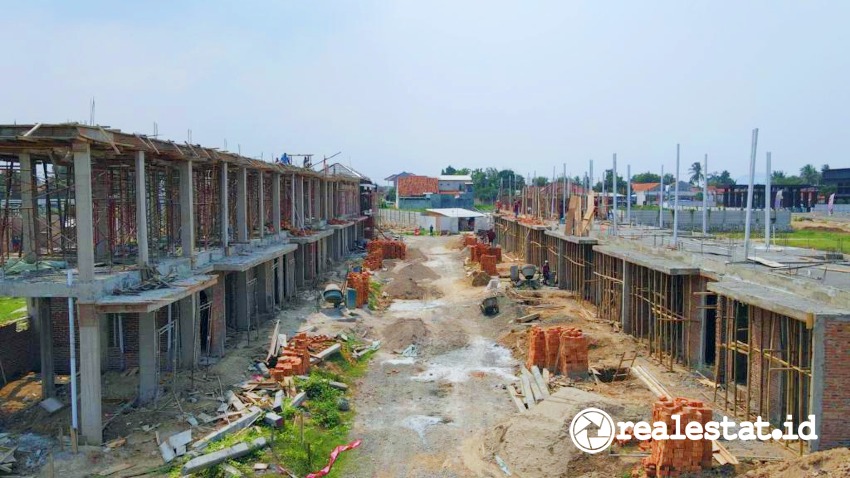 Progres pembangunan Seion, Serang, Banten di awal 2021 (Foto: MASGroup)