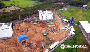 Cleon Park Apartment progres pembangunan Promo Unit Semi Furnished jakarta garden city modernland realestat.id dok
