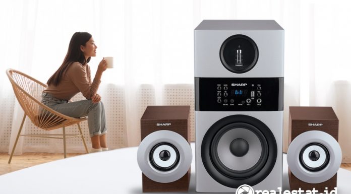 Sharp Active Speaker CBOX-MAX09PA Kualitas Suara High Definition realestat.id dok