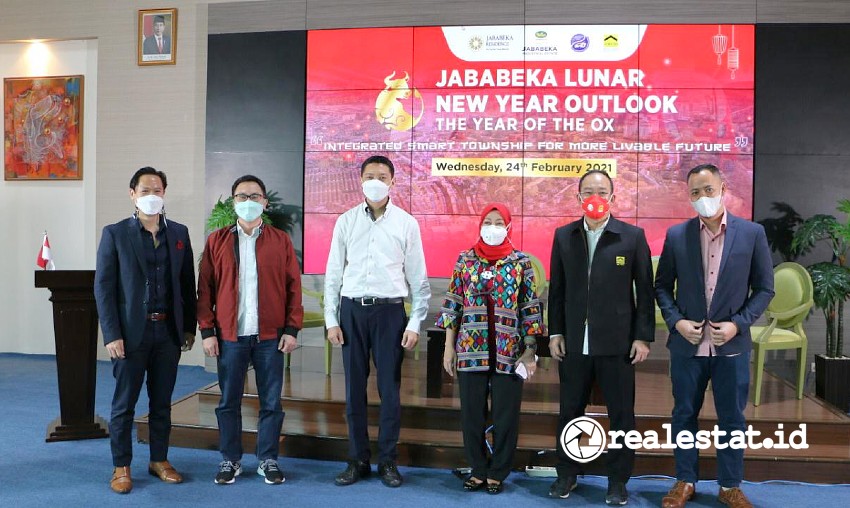 Jababeka Lunar New Year Outlook 2021 yang berlangsung di President Lounge Menara Batavia, Rabu (24/2/2021). 