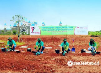 program penghijauan penanaman 1000 bibit pohon modernland cilejit realestat.id dok