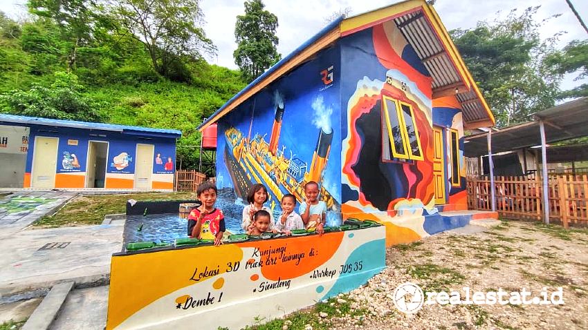 Rumah hasil Program BSPS di Gorontalo yang jadi viral. (Foto: Kementerian PUPR)