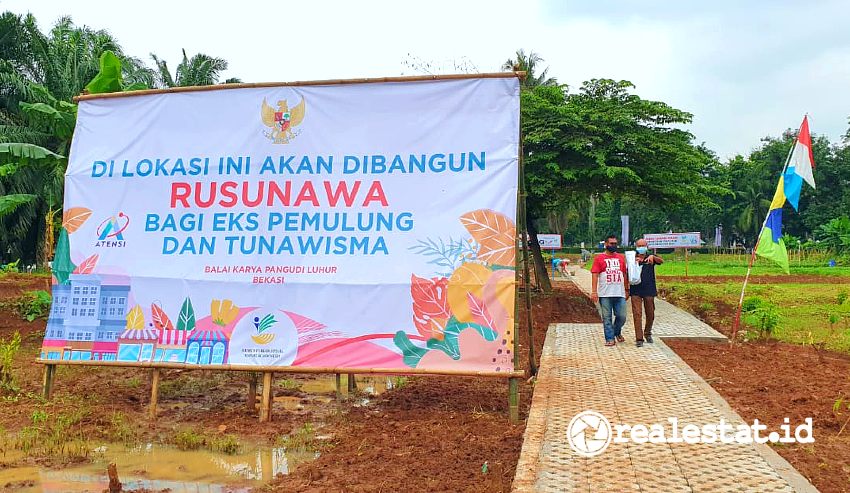 Lokasi Rusunawa Eks Pemulung dan Tunawisma di Bekasi (Foto: Dok. Kementerian PUPR)
