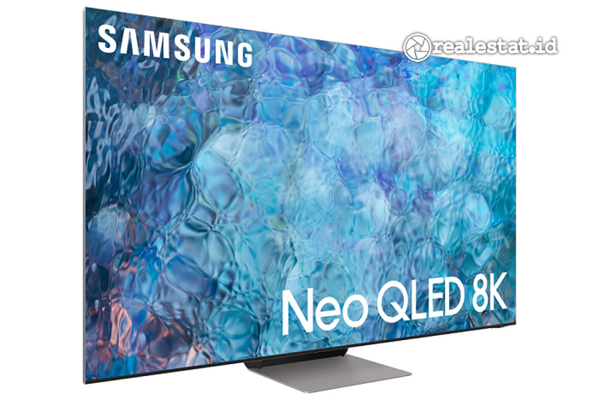 Neo QLED TV menjadi salah satu seri televisi yang diperkenalkan oleh Samsung Electroncis untuk tahun 2021. (Foto: dok. Samsung Electronics Indonesia)