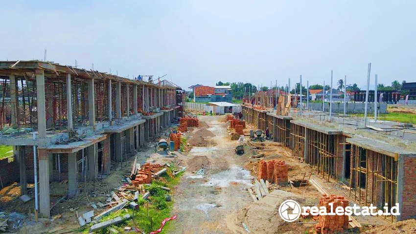 Pembangunan rumah inden (Foto: Dok. Seion Serang)