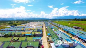 Perumahan subsidi di Papua. (Foto: Dok. Kementerian PUPR)