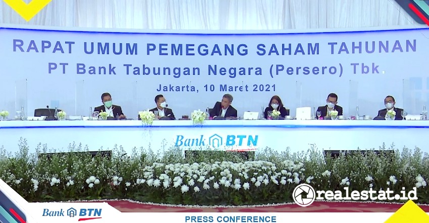 Rapat Umum Pemegang Saham Tahunan (RUPST) Bank BTN (Foto: realestat.id)