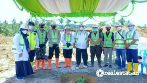 Kementerian PUPR Groundbreaking Rusun Polri di Gorontalo realestat.id dok