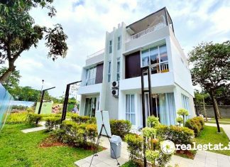 rumah cluster duo talaga bestari tangerang tampak belakang intiland realestat.id dok