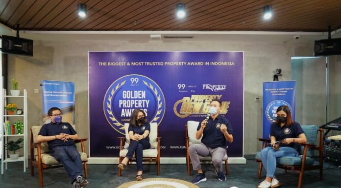 Indonesia Property Watch 99 group Golden Property Awards 2021 realestat.id dok