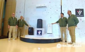 Sharp Indonesia air purifier air conditioner plasma cluster aiot realestat.id dok