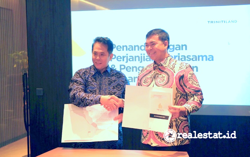 Kerjasama dengan PT Griya Kedaton Indah, Triniti Land Rencanakan Pengembangan Dua Proyek di Lampung. (Foto: Triniti Land)