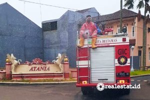 Sinar Mas Land Lakukan Penyemprotan Disinfektan di Kawasan Kota Deltamas realestat.id dok