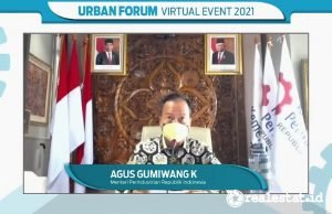 urban forum virtual event 2021 industri material kemenperin agus gumiwang realestat.id dok