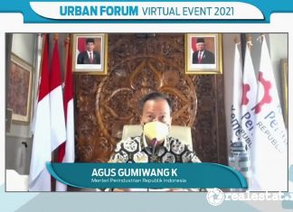urban forum virtual event 2021 industri material kemenperin agus gumiwang realestat.id dok