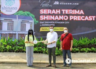 Jakarta Garden City Serah Terima Unit New Shinano Precast Modernland Realty realestat.id dok
