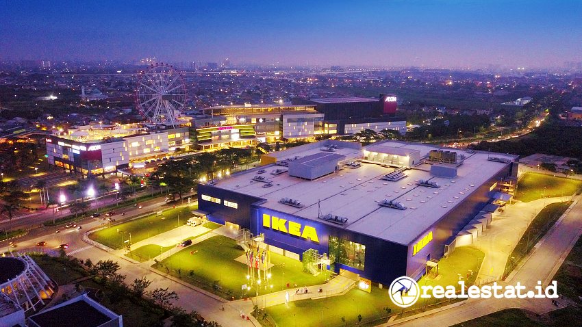 IKEA Jakarta Garden City Berada di Depan AEON Mall Modernland Realty realestat.id dok