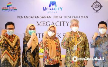 MoU MegaCity Bekasi Sahid Politeknik realestat.id dok