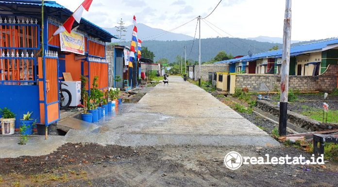 Perumahan Griya Anday di Manokwari Dapat Bantuan PSU Jalan Lingkungan (Foto: Kementerian PUPR)