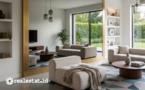 efek feng shui cermin di dalam rumah memperluas ruangan pixabay realestat.id dok