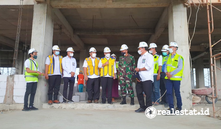 Pembangunan Rusun Korem 133/Nani Wartabone Gorontalo (Foto: Kementerian PUPR)