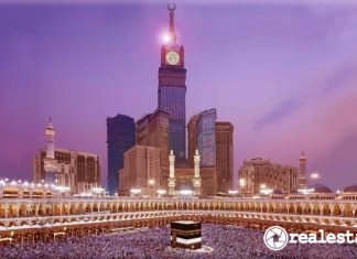 bangunan properti termahal di dunia makkah masjid al-haram Menara Abraj Al-Bait wikipedia realestat.id dok