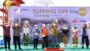 Topping Off Ceremony Living World Denpasar Bali (Foto: Dok. Kawan Lama)