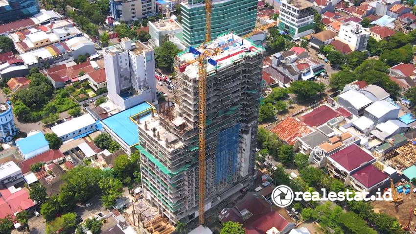 Progres pembangunan apartemen 31 Sudirman Suites Makassar PT Indonesian Paradise Property Tbk realestat.id dok
